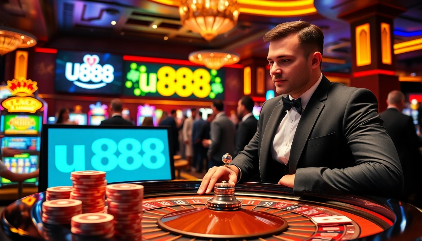 Experience the thrill of u 888 with vibrant casino tables and engaging gameplay.